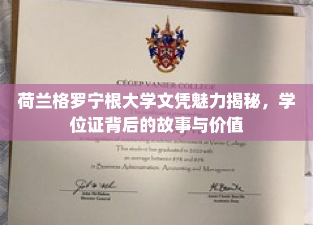 荷兰格罗宁根大学文凭魅力揭秘，学位证背后的故事与价值