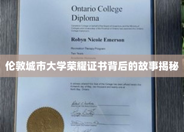 伦敦城市大学荣耀证书背后的故事揭秘
