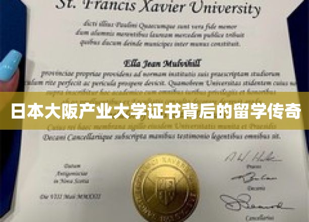 日本大阪产业大学证书背后的留学传奇