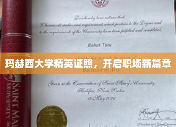 玛赫西大学精英证照，开启职场新篇章