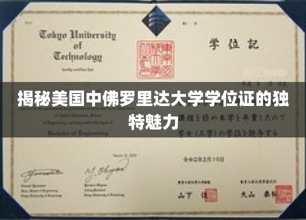 探索美国中佛罗里达大学学位证的独特魅力