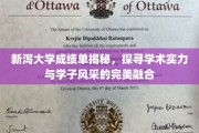 新泻大学学子风采大揭秘，探寻学术实力背后的璀璨之光