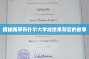 探寻新罕布什尔大学成绩单背后的独特奥秘