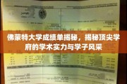 解码佛蒙特大学，成绩单背后的学术精英与风采展示