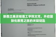 惠灵顿理工学院文凭，解锁国际教育大门的璀璨钥匙