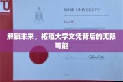 文凭新纪元，探索大学学历的无限潜力之旅