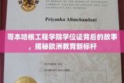 哥本哈根工程学院学位证，探寻欧洲教育新高峰的神秘面纱