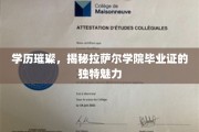 拉萨尔学院毕业证，闪耀学历背后的独特光环