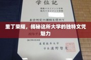 探寻里丁荣耀，揭秘文凭背后的独特魅力之光