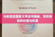 马来亚国大证书背后的无限潜力，揭示学历的价值与就业新机遇