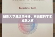 解锁尼斯大学成绩单，成就你的学术探险之旅