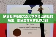欧洲杜伊斯堡艾森大学学位证背后的故事，揭秘真实学历认证之旅