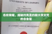 约克圣约翰大学文凭，名校光环下的真实价值揭秘