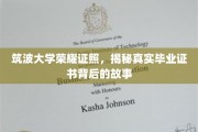 揭秘筑波大学荣耀证照，探寻毕业证书背后的传奇故事