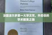 波尔多一大学文凭，铺就你的精英学术起航之旅
