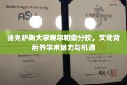 解码德克萨斯大学埃尔帕索分校，文凭背后的学术风采与无限可能