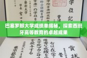解码巴塞罗那大学，一窥西班牙高等教育的璀璨成就