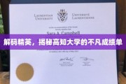 探秘高知学府，揭秘顶尖大学生的卓越成就之路