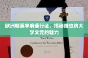 欧洲学术明珠，维也纳大学文凭的独特吸引力