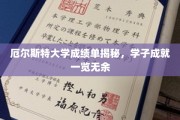 厄尔斯特大学成绩单背后的学子荣耀瞬间揭晓