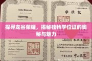 龙谷传奇，揭秘神秘学位证的荣耀之谜