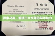 马赛学府探秘，解锁三大文凭背后的学术风采
