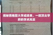 解码西雅图大学成绩单，揭秘顶尖学府的学术奥秘