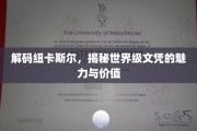 探寻纽卡斯尔文凭，国际视野下的教育瑰宝