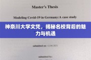解码神奈川，名校文凭背后的无限可能