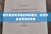惠洛克学院毕业证背后的传奇之旅