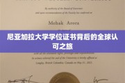尼亚加拉大学学位证书，跨越国界，全球认可的非凡旅程