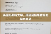 探寻切斯特大学成绩单背后的学术魅力