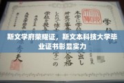 斯文荣耀显锋芒，本科技大学证书映实力辉煌