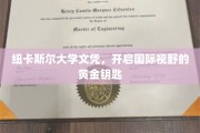 纽卡斯尔大学文凭，解锁全球机遇的璀璨之钥