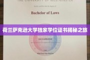 解锁荷兰萨克逊大学神秘学位证书的探秘之旅
