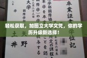 学历飞跃新途径，轻松添彩，图解名校文凭升级攻略！
