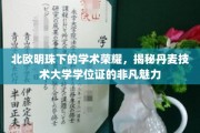 闪耀北欧的学位荣耀，丹麦技术大学证书的独特风采揭秘