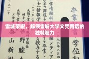 雪城秘境，探索雪城大学文凭背后的璀璨光芒