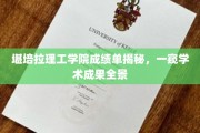 解码堪培拉理工学院学术成就，成绩单背后的精彩全景