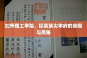 解码加州理工，揭秘顶尖学府的辉煌之路