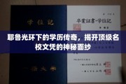 名校光环背后的学历奥秘，耶鲁传奇揭秘