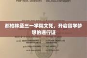 都柏林圣三一文凭，解锁留学之路的璀璨钥匙