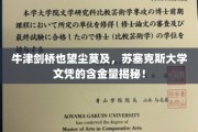 揭秘，苏塞克斯大学文凭的神秘魅力，为何连牛津剑桥也自愧不如？