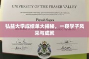 弘益大学学子风采，揭秘成绩单背后的辉煌成就