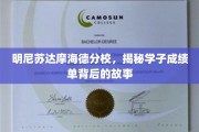 揭开明尼苏达摩海德分校学子卓越成绩背后的秘密之旅