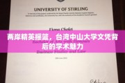 台中大放异彩，两岸精英汇聚，揭秘文凭背后的学术传奇