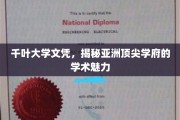 千叶荣耀，一纸文凭背后的亚洲顶尖学府学术风采
