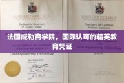 法国威勒商学院，成就全球精英的国际化教育金钥匙