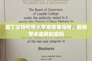 解锁诺丁汉特伦特大学成绩单的秘密，揭秘学术成就的钥匙