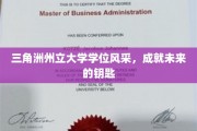 三角洲璀璨，学位之光，开启学子未来之路的钥匙凭证